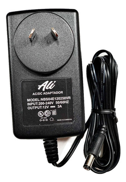 Fuente Switching 12v 3a 36w - Cctv - Tira Led 0