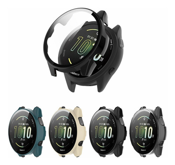 4x Protectores De Pantalla Para Reloj Garmin Forerunner 165 0