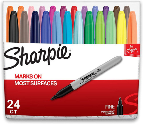 Sharpie 24 Unidades - Punta Fina 0