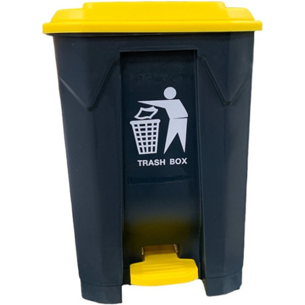 Tarro Contenedor Cesto Basura Negro Con Tapa Y Pedal 50lts 0 Tarro Contenedor Cesto Basura Negro Con Tapa Y Pedal 50lts 0