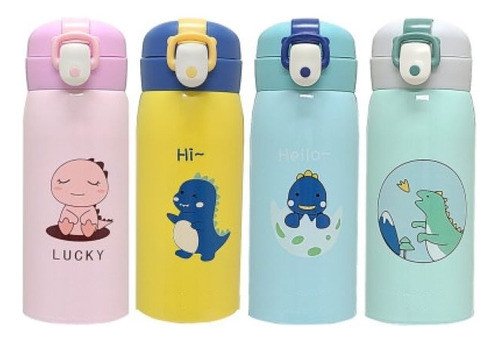 Botella Térmica Infantil Niño Con Pico Duro 350 Cc 0