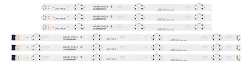 Tira Led LG 43lh5700 Repuesto Iluminacion Backlight Oferta 0