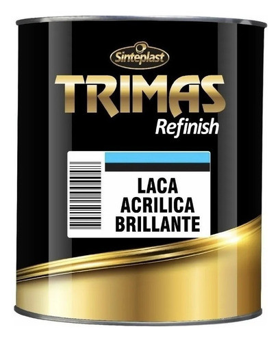 Laca Acrilica Automotriz Blanco Brillante Trimas 4 Litros 0
