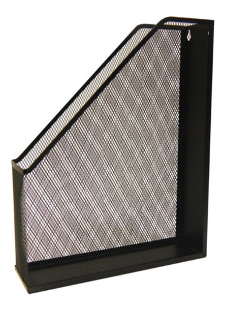 Revistero Montable A4 Negro Metalico Enrejado Organizador 0