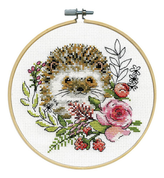 Kit De Bordado Cruzado De Erizo, 30 X 40 Cm 0