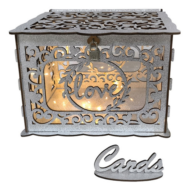 Caixa De Cartão De Casamento Glittery.cartão Com Caixas De C 0 Caixa De Cartão De Casamento Glittery.cartão Com Caixas De C 0