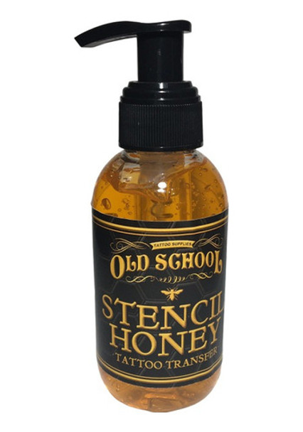 Stencil Fijador Oldschool Honey 125ml Tattoo Tatuar Tatuajes 0
