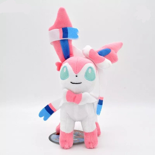 Pelúcia Sylveon Eevee Evoluções Lindo Presente Promoção 0