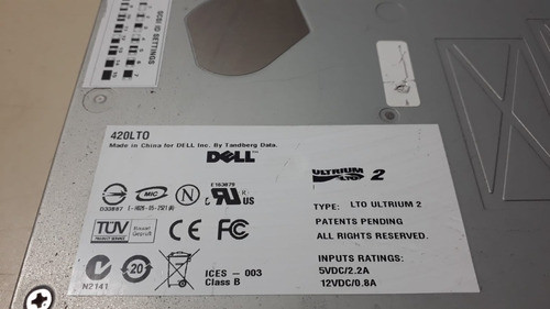 Unidade De Fita Lto Ultrium 2 S/ Cabos (leia A Descrição) 0