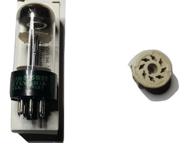 Válvula Electrónica 6x5 Wgt Nos Jan Sylvania Usa 0