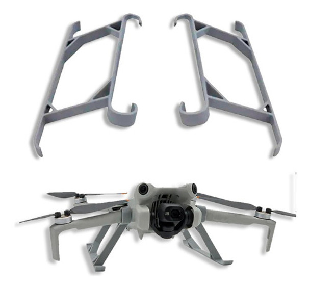 Trem De Pouso E Decolagem Cinza Para Drone Dji Mini 3 Pro 0
