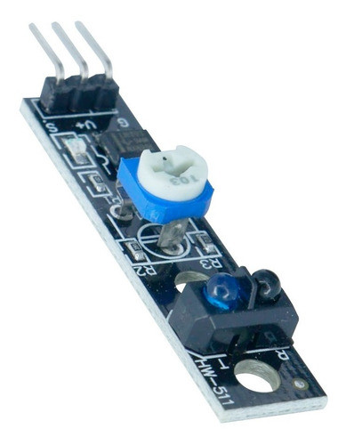 Trct5000 Detector De Líneas Sensor Óptico Infrarrojo Tracker 0