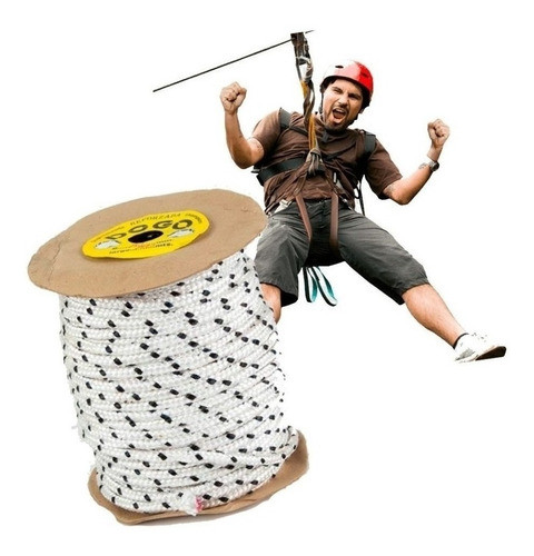 Rollo De Soga Trenzada Polipropileno 4mm. X200mt Dogo 0