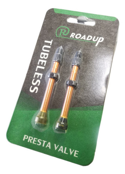 Valvulas Roadup Tubeless Presta 60 Mm Para Bicicleta. 0