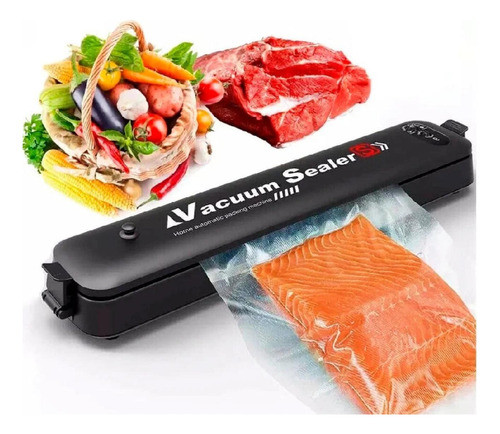 Ultra Seladora A Vácuo Para Alimentos Premium Cor Preto 0