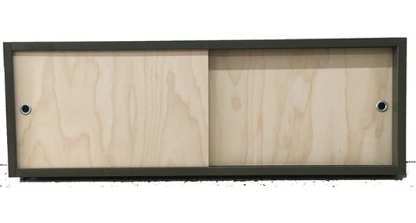 Frente De Placard Corredizo Pino 1,20x0,50 - Marco De Chapa 0