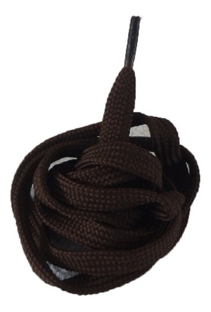 Par Cadarço Chato Tênis 1.40m Cor Café Políester 0 Par Cadarço Chato Tênis 1.40m Cor Café Políester 0