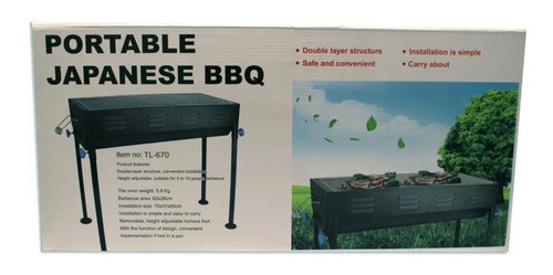 Barbacoa  Rectangular Portatil 0
