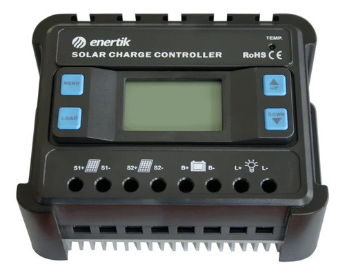 Regulador De Voltaje Para Panel Solar 12v/24v 20a - Enertik 0