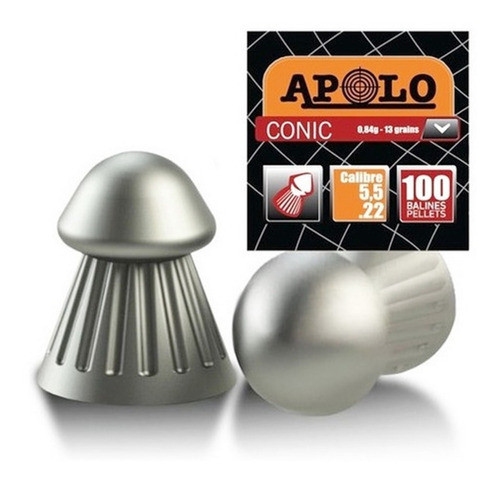 Balin Apolo Conic Copita 5,5 X 100 Aire Comprimido 0