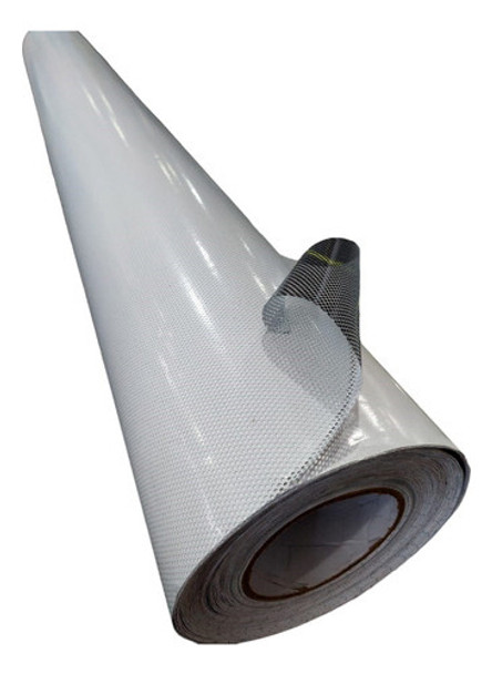 Vinilo Microperforado Blanco Duracal Ancho 1.27mt X 1.00mt 0