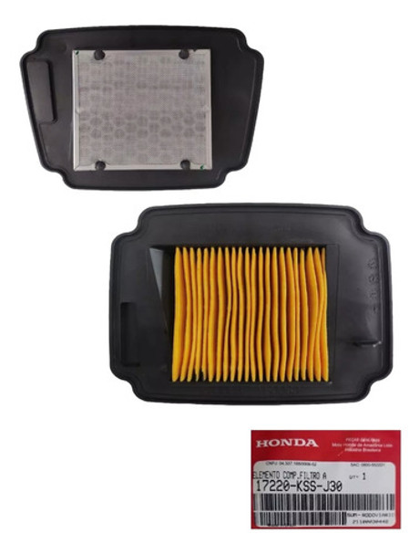 Filtro Aire Original Honda Biz 125 Fi Inyeccion Biz125 Bkz 0