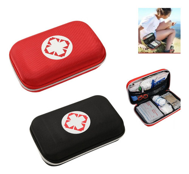 Estojo Para Mini Kit De Medicamentos Portátil De 2 Peças 0