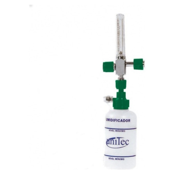 Kit Fluxometro Oxigenio + Umidificador Unitec Anvisa/inmetro 0