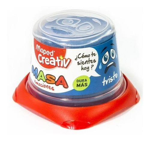 Masa Plastilina Creativ Maped Azul Pote X120g 0