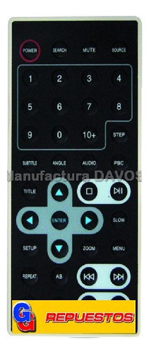 Control Remoto Dvd X View 3527 0