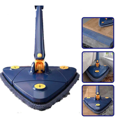 Esfregão Triangular Perfect Limpeza Pisos E Vidros 0