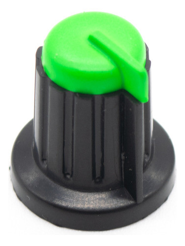 20 Perillas Potenciometro Verde Cla 18mm X 21mm Eje Estriado 0