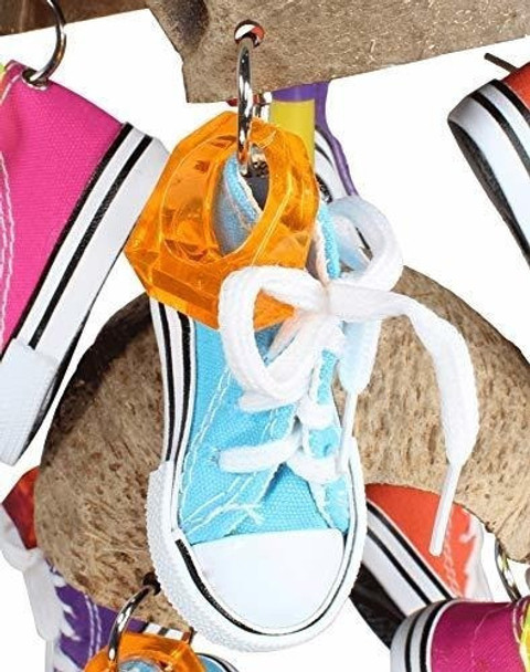 Bonka Bird Toys 1782 Duo Coco Sneaker Loro Jaula De Pajaro 0