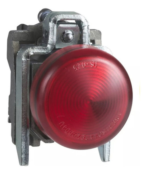 Ojo De Buey Luz Piloto Rojo Led 24v 22mm Schneider Xb4bvb4 0