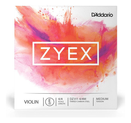 D'addario Zyex Violín Single E String 0