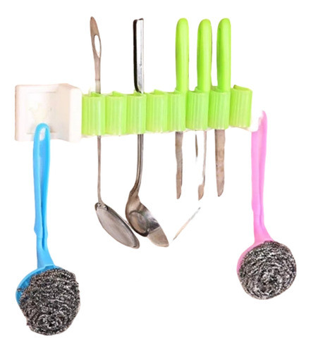 Porta Vassoura Rodo Organizador Prático Multiuso Smart Rack 0