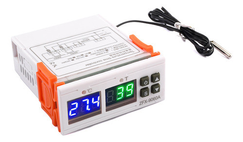 Controlador Temperatura Termostato Temporizador Zfx-9060a Nf 0