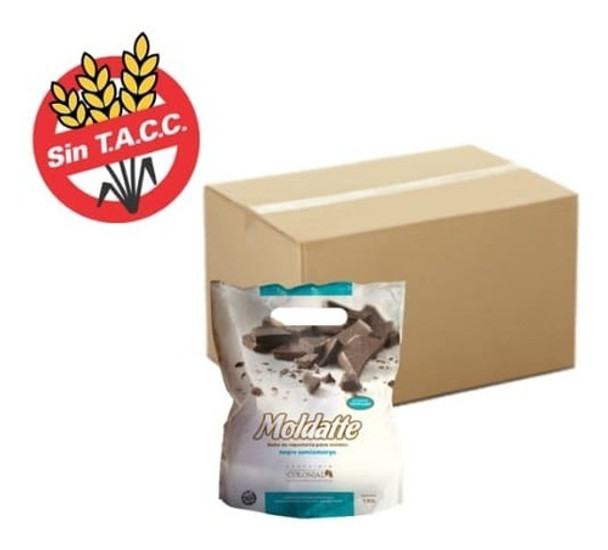 Chocolate Moldatte Semiamargo (bulto 6xkg.) - Cotillón Waf 0
