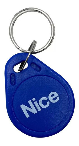 Kit 10 Chaveiros Tag Linear Azul Controle De Acesso 125 Khz 0
