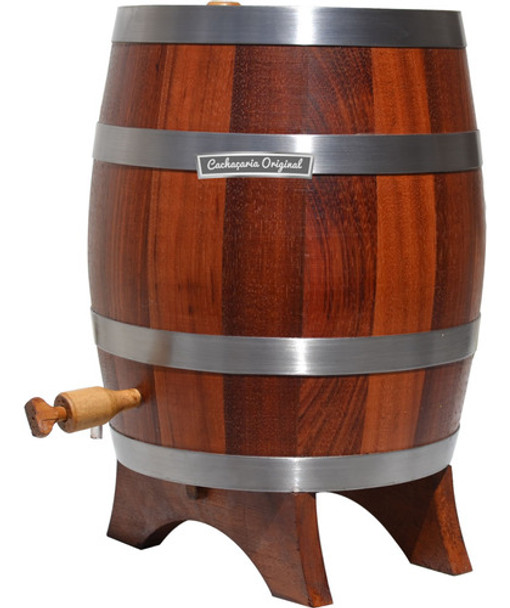 Barril Dorna Cachaça Pipote Jatobá Vertical 5 Litros 0