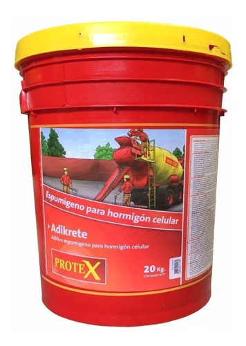 Protex Adikrete Espumigeno Para Hormigón Celular 20kg 0