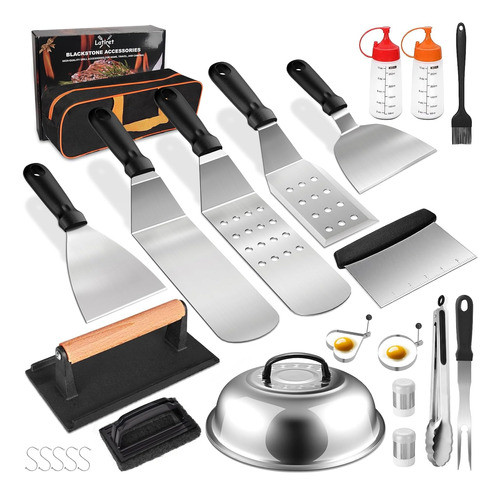 Kit De Accesorios Blackstone, 24 Piezas, Raspador Y Cucharas 0