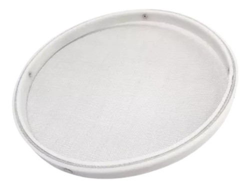 Peneira 30cm Aro Polietileno Branca Multiuso Cozinha Solrac 0