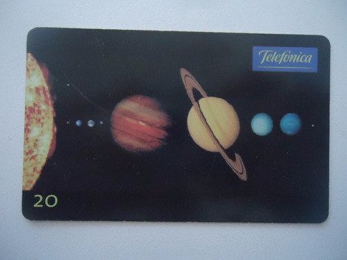 Cartão Telefônico Série Sistema Solar 0
