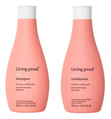 Living Proof Kit Curl Shampoo + Acondicionador X 355 Ml 0