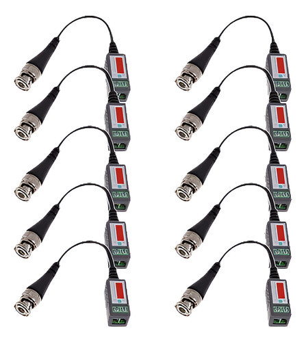 50 X Transceptor Pasivo Video Balun Cámara Cctv Bnc Conector 0