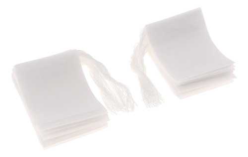 100 Sacos De Filtro Do Chá Dos Pces, Sacos Descartáveis Do 0
