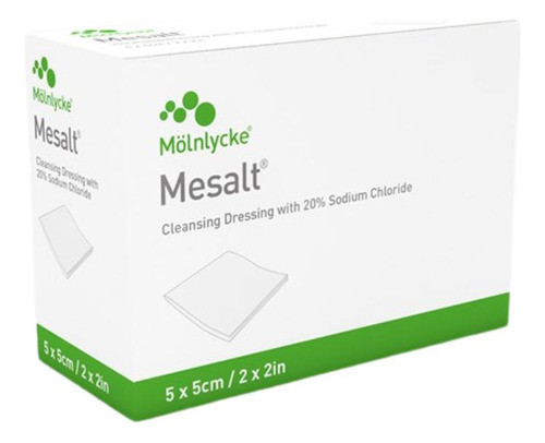 Curativo Mesalt Com Cloreto De Sódio Molnlycke 5x5cm 30un 0