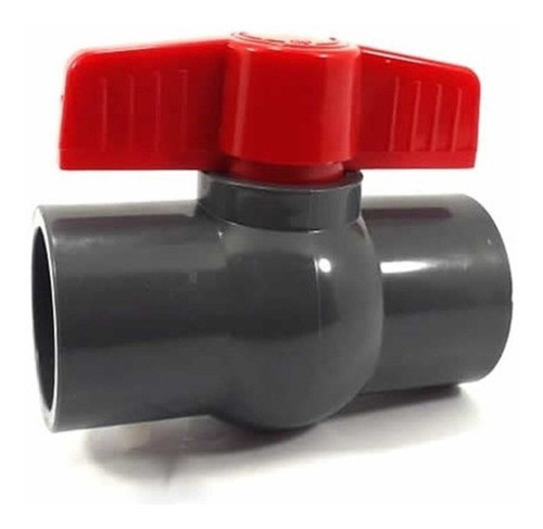Válvula Esférica Roscada Pvc 1 1/2 Hembra Riego 0