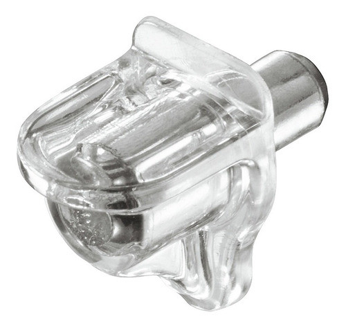 Soporte Estante 5mm Transparente X10u Facil Colocar Hafele 0